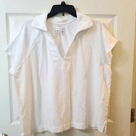 Free Assembly White V Neck Women Top. XXL - Picture 1 of 4